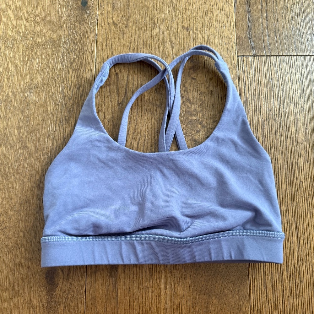 Lululemon energy bra and in purple